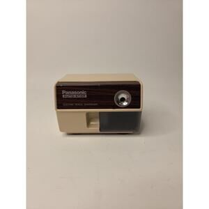 Panasonic Vintage Electric Pencil Sharpener KP-110 Auto Stop Tested
